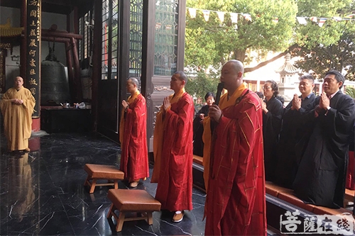 上海洪福寺举行华严法会之三大士瑜伽焰口