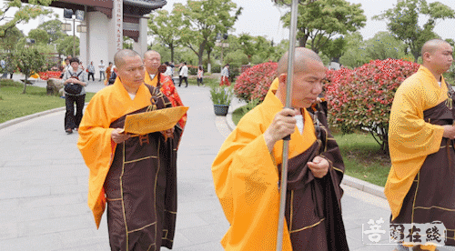 上海东海观音寺举行供天法会及上堂斋仪式