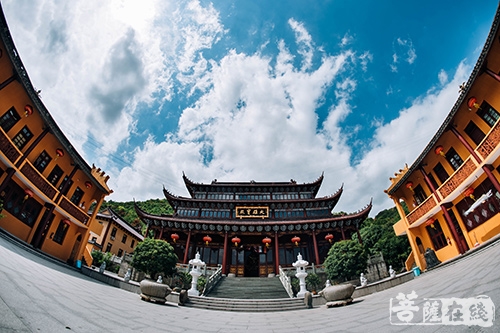 浙江玉环灵山寺启建仁王护国晒经息灾祈福法会