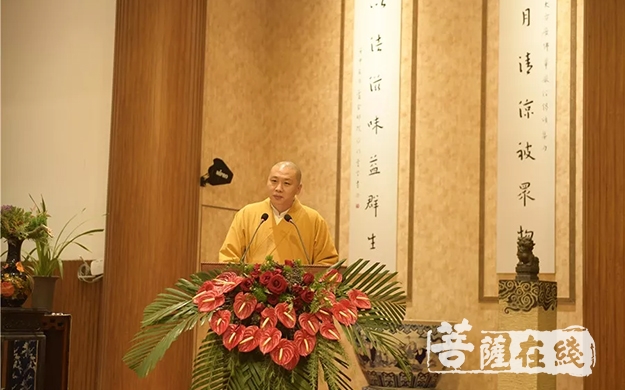 蓁山观音寺举行"菩提自在—《心经》书法展"暨山门殿奠基仪式