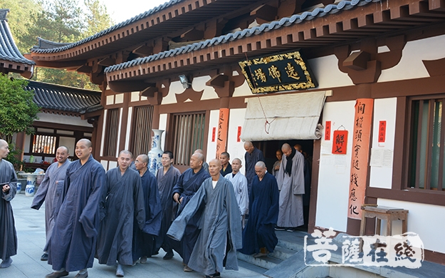 中国禅宗二祖寺戊戌年菊月禅七法会圆满解七