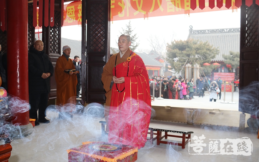 【高清图集】沈阳慈恩寺举行第二届腊八文化节暨感恩祈福法会