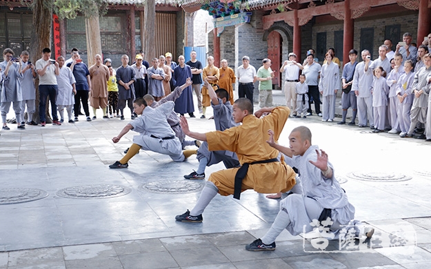 俄罗斯少林文化中心一行归山朝拜嵩山少林寺
