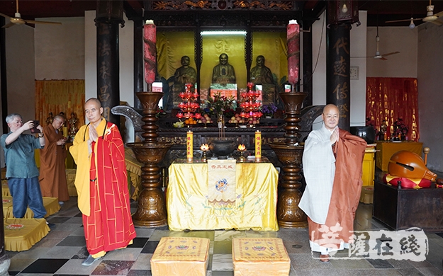 韩国曹溪宗千华禅林圆觉法师一行参访禅宗祖庭三祖禅寺