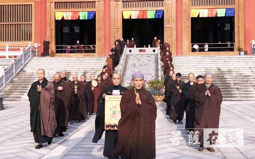 湖南长沙宝宁寺己亥年冬月禅七正式起七