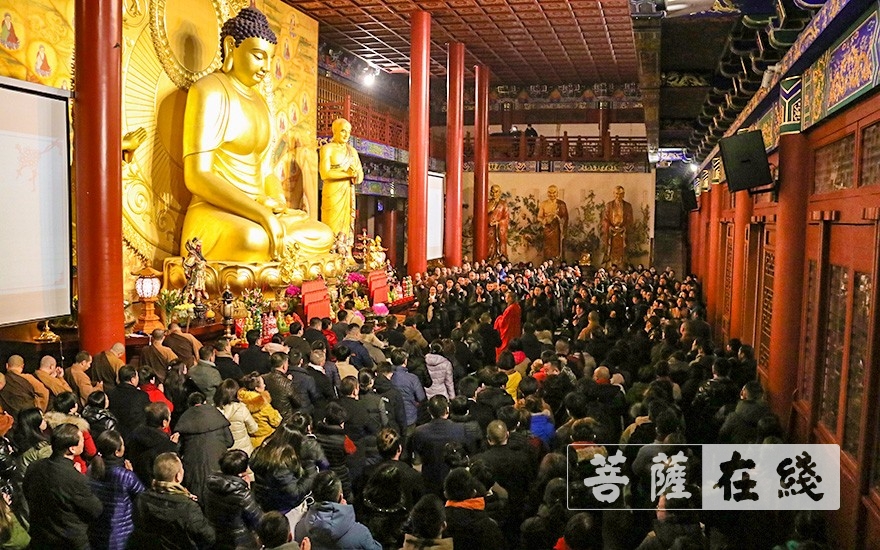 不忘初心 知行合一 会稽山龙华寺举行2020年新年祈福撞钟法会