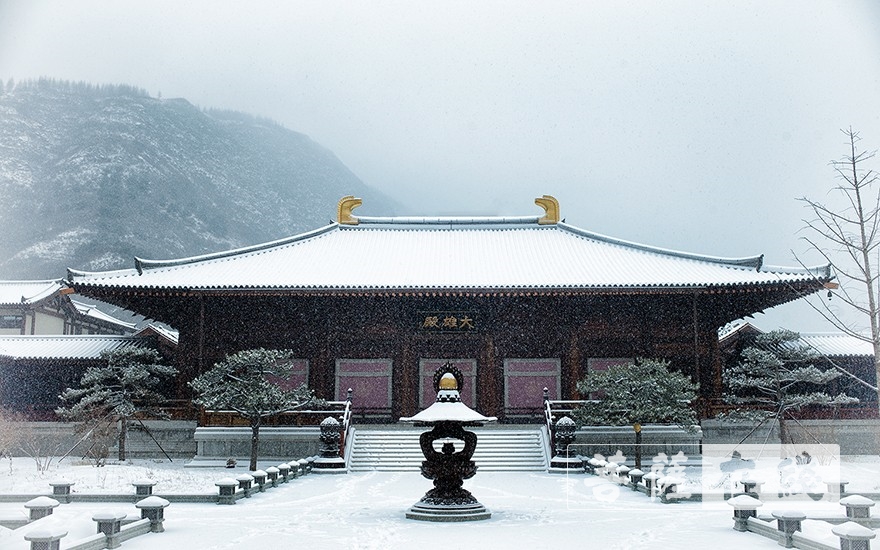 五台山真容寺|瑞雪来去皆如旧 春回山河已无恙