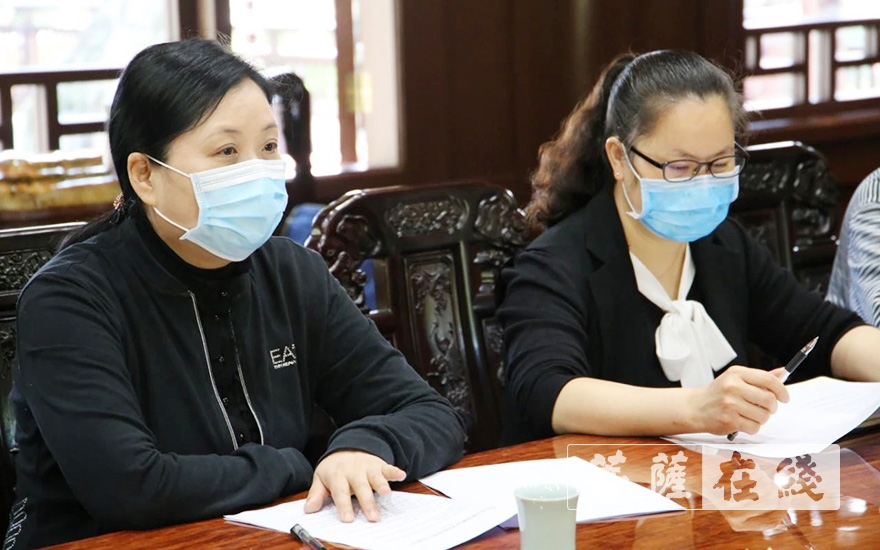 韶关市委统战部领导检查云门山大觉禅寺安全工作