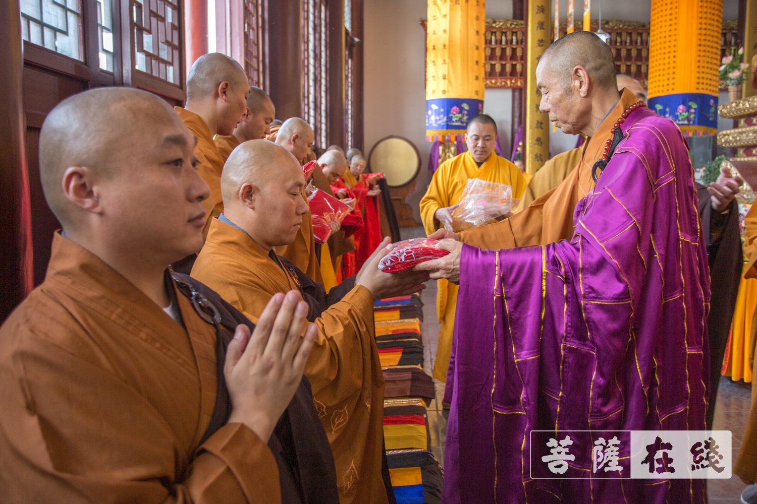 盐城盘龙古寺举行法眼宗,沩仰宗法脉传法大典