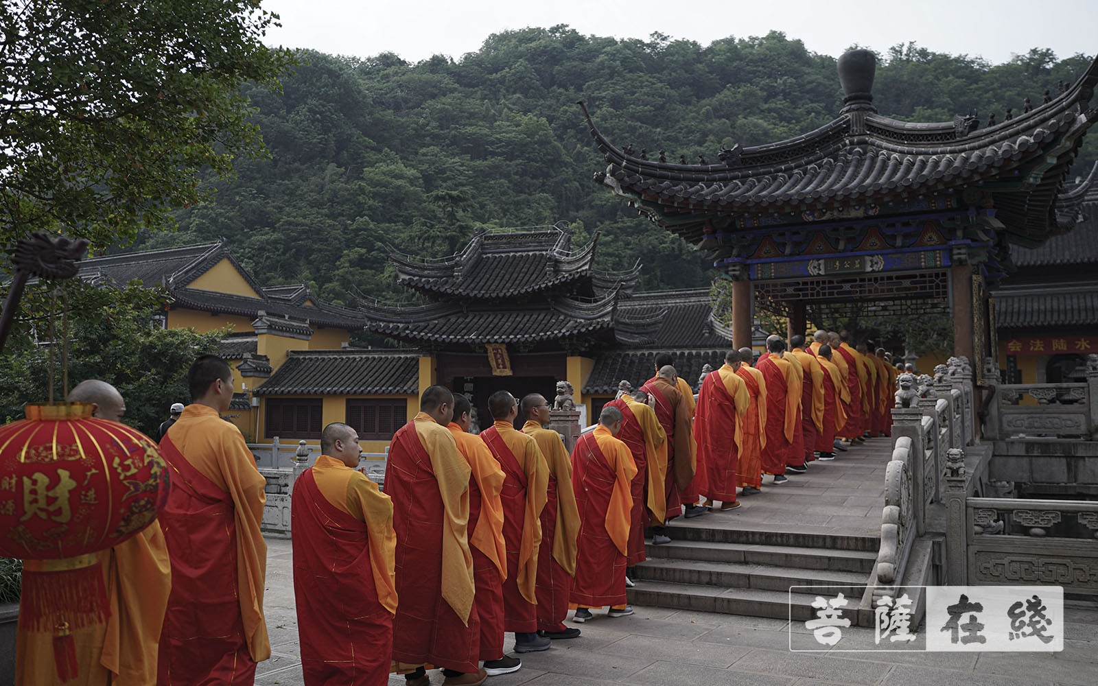 镇江焦山定慧寺举行纪念茗山长老圆寂20周年水陆法会