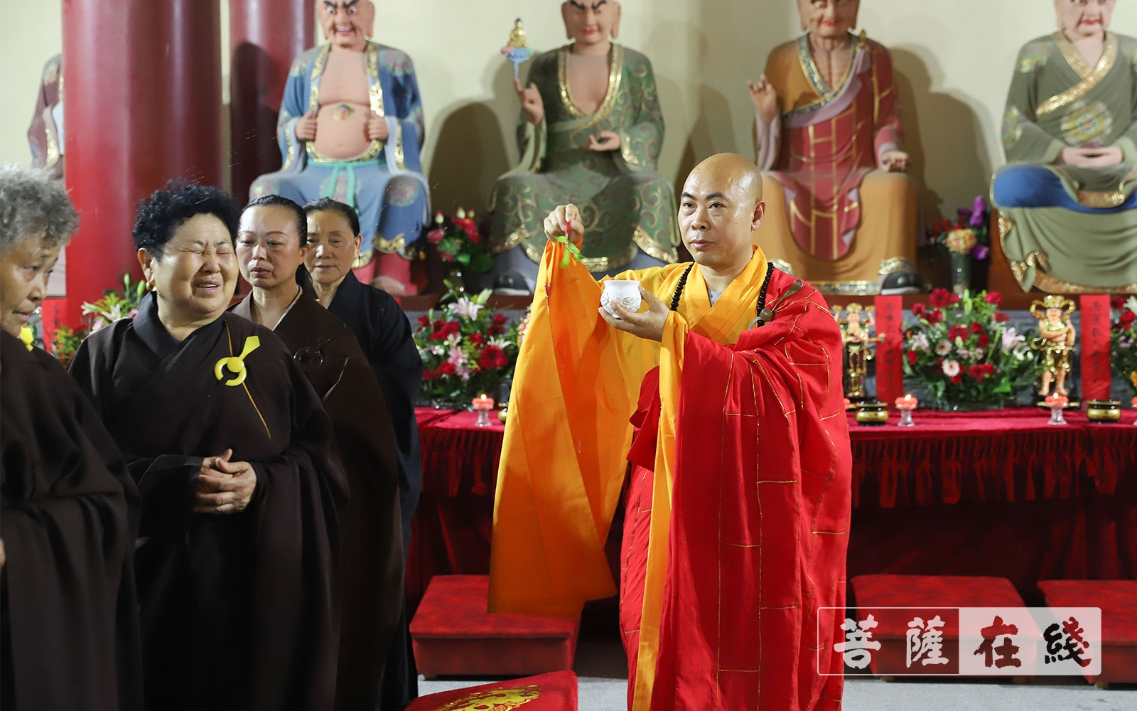 纪念合愿老和尚往生三周年,徐州泰山寺举行首堂供佛斋
