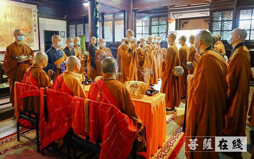 宁波天童禅寺辛丑秋季传授三坛大戒:初坛正授沙弥戒