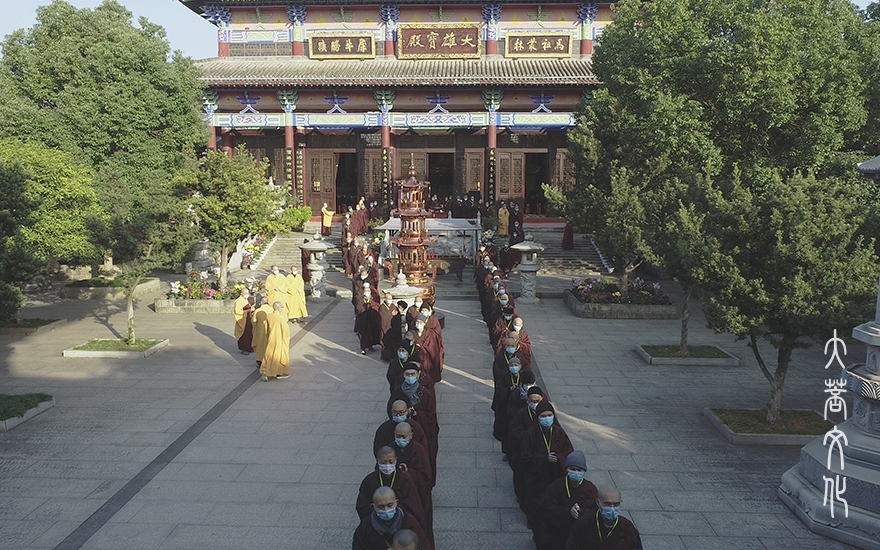 抚州正觉古寺传授三坛大戒之演习比丘戒得戒教育