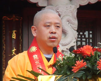 纯一大和尚在江西宜春百丈禅寺顿雄法师升座庆典上发言 大菩文化