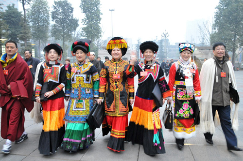 云南少数民族代表看民族宗教差异各美其美美美与共
