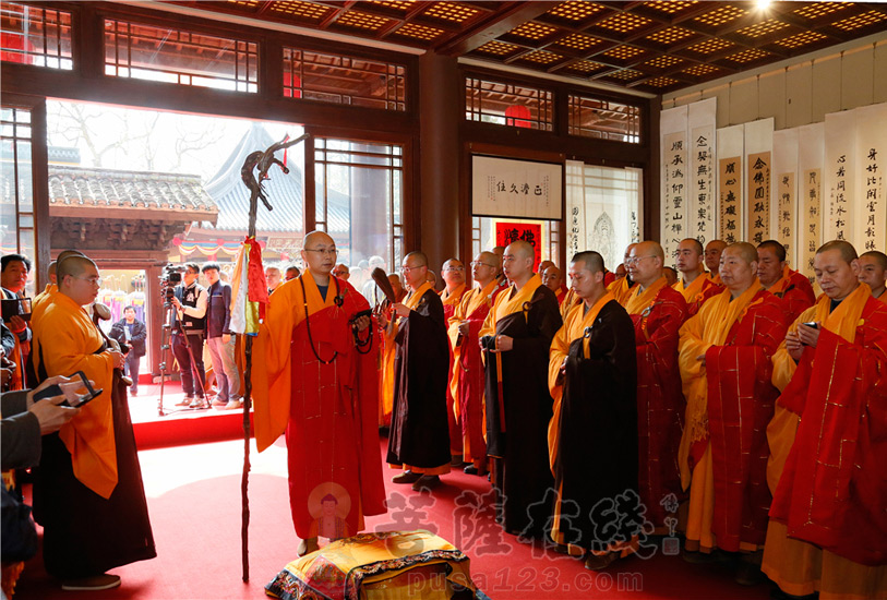 【高清图集】杭州永福禅寺念顺法师荣膺方丈升座庆典暨禅宗高僧墨迹展