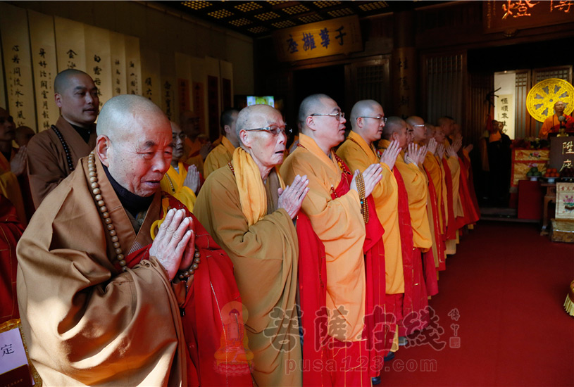 【高清图集】杭州永福禅寺念顺法师荣膺方丈升座庆典暨禅宗高僧墨迹展