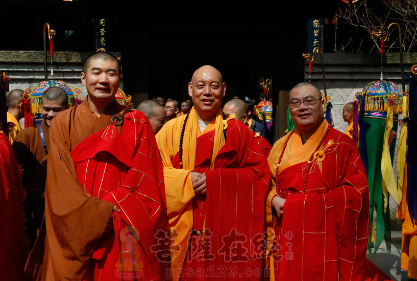 【高清图集】杭州永福禅寺念顺法师荣膺方丈升座庆典暨禅宗高僧墨迹展