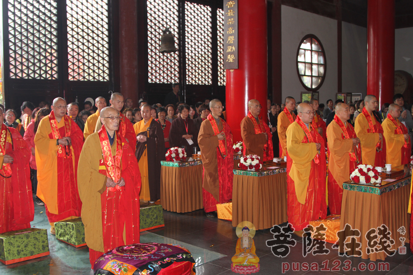 【高清图集】湖州白雀法华寺隆重举行真身殿重建工程奠基庆典法会