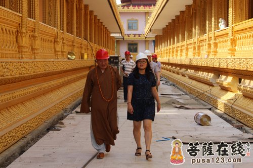 5现场考察慈山寺安养院