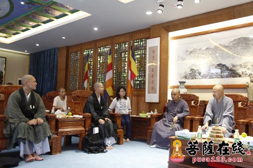 法堂友好交流