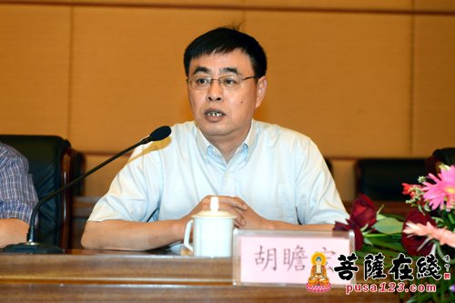  华东师大开放教育学院副院长胡瞻宏先生致辞