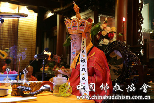 中佛协直属寺院北京广济寺举行盂兰盆节报恩法