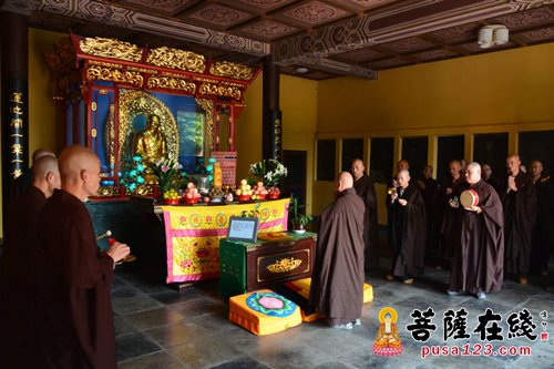 本通法师上四圣供