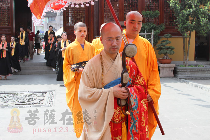 【高清图集】上海西林禅寺举行地藏水陆法会:上堂大斋