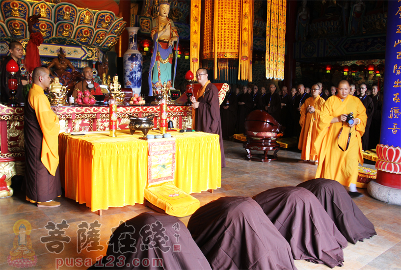 【高清图集】辽宁千山龙泉寺传授三坛大戒(二部僧戒)法会第九天