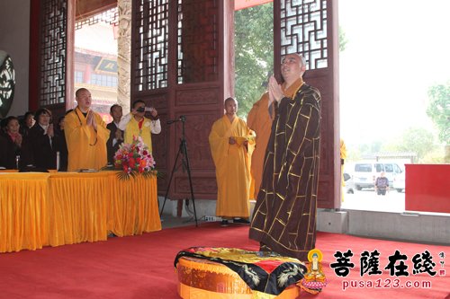 南通江心寺举行七日《地藏经》讲经法会 圣宇法师主讲