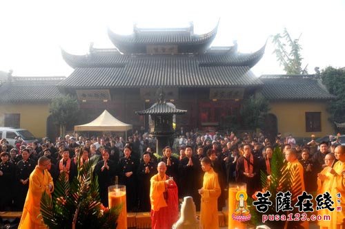 法会由西林禅寺方丈  悟端大和尚主法