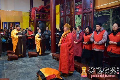 南京清凉寺住持理海法师说法语