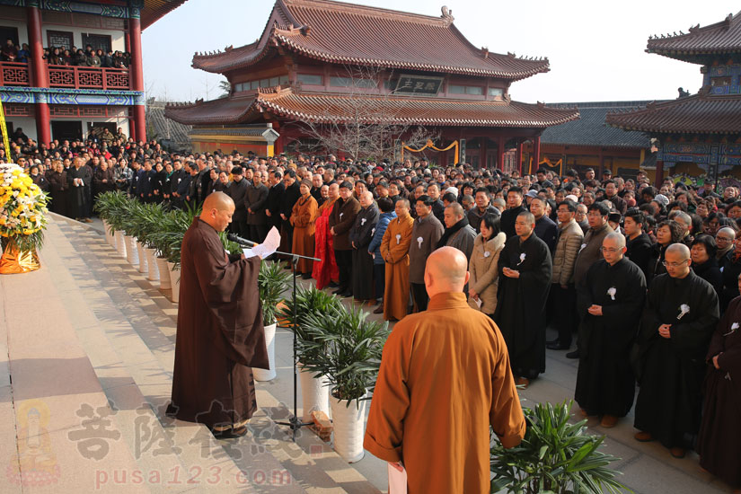 【高清图集】觉照老和尚追思荼毗法会在连云港碧霞寺举行