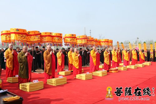 赵州祖庭菏泽三源寺举行大雄宝殿奠基庆典仪式