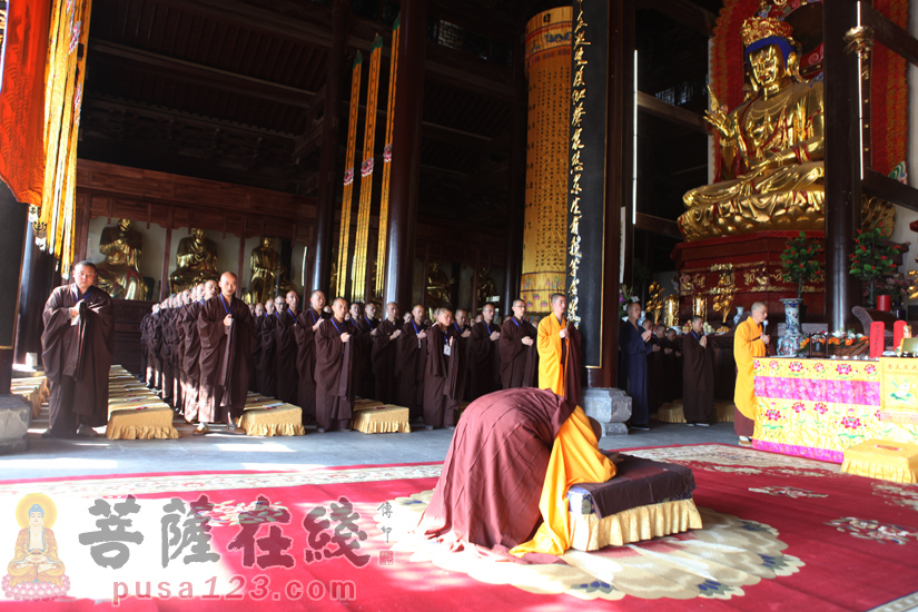 【高清图集】山东青州广福寺传授三坛大戒法会:菩萨戒