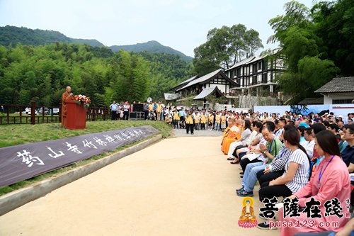 湖南药山寺竹林禅院落成 重启千年宗风中国佛教协会副
