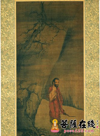 南宋佛画:出山释迦图,雪景山水图
