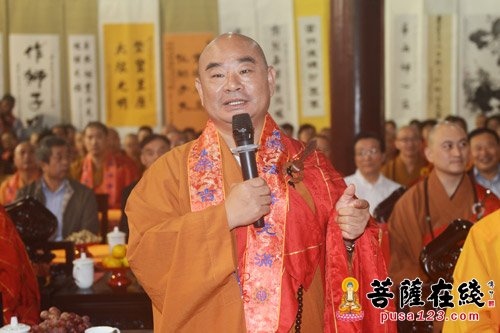 江苏常州清凉禅寺举行廓尘法师荣膺住持升座庆典