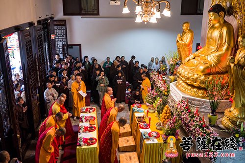 湖南衡阳南岳区传法院举行佛像开光庆典