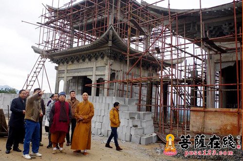 中国佛教协会副会长正慈法师莅临罗田视察工作