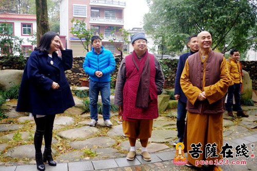 中国佛教协会副会长正慈法师莅临罗田视察工作