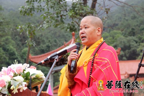 福清黄檗山万福寺举行寺院重兴奠基典礼