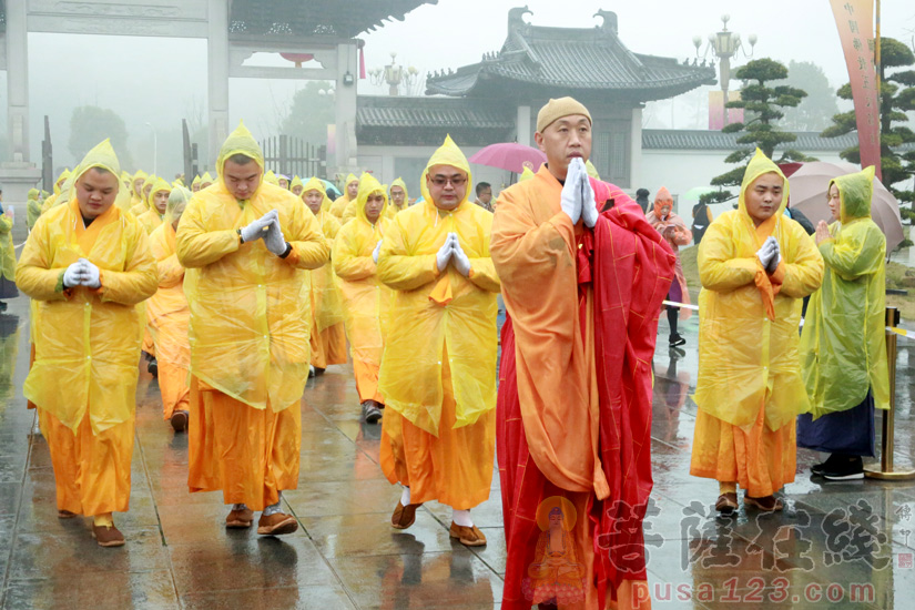 【高清图集】"三月三 龙华会 拜弥勒 得禄位"雪窦寺大型朝山祈福法会