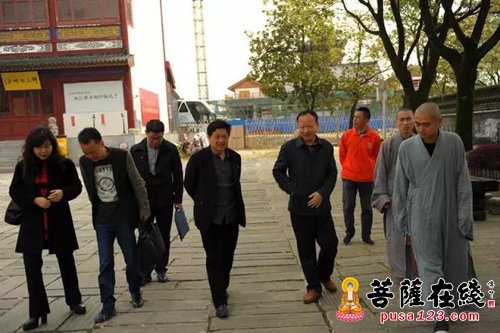 李启学处长调研五祖寺指导开展民族团结进步创建活动