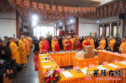 讲经说法 行愿禅茶-上海地藏古寺为茶窖祈福加