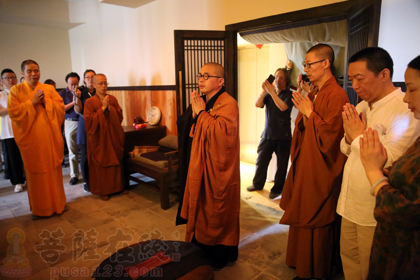 【高清图集】上海本无堂美术馆开幕 圆霖法师真迹沪上