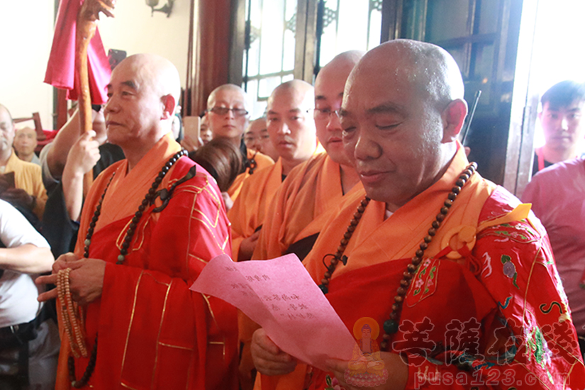 【高清图集】千年古刹妙得其主——圣富法师荣膺九华山月身宝殿方丈