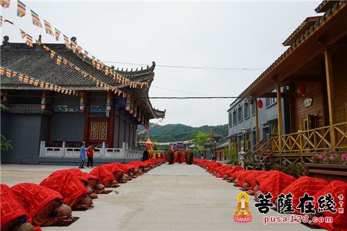 伊春天龙禅寺三坛大戒圆具菩萨戒 诸比丘菩萨