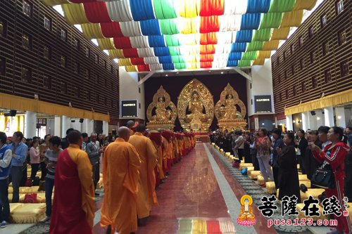 昆明宝华寺举行盂兰盆大供传供祈愿法会